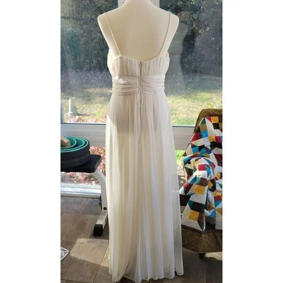 Elegant Cream Wedding Dress Vintage Cindy Collection Ivory Size Large - Picture 10 of 14